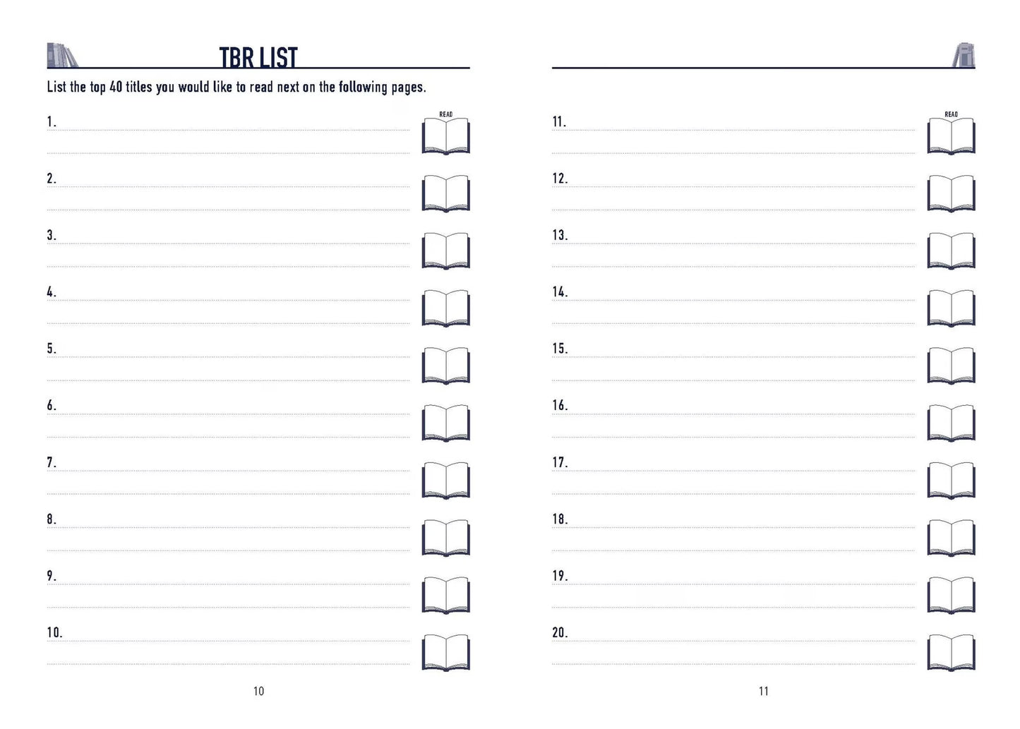 Book Lover's Reading Journal