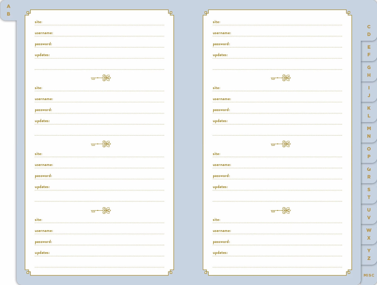 Password Keeper (Navy)