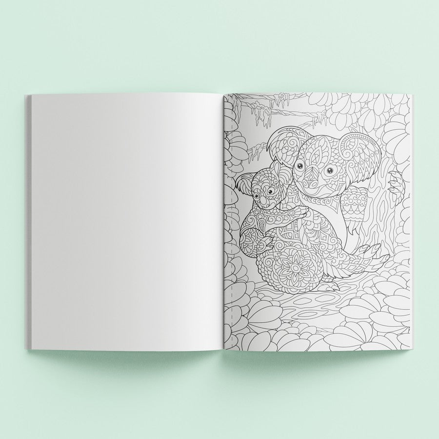 Dreamy Australia - Kaleidoscope Colouring