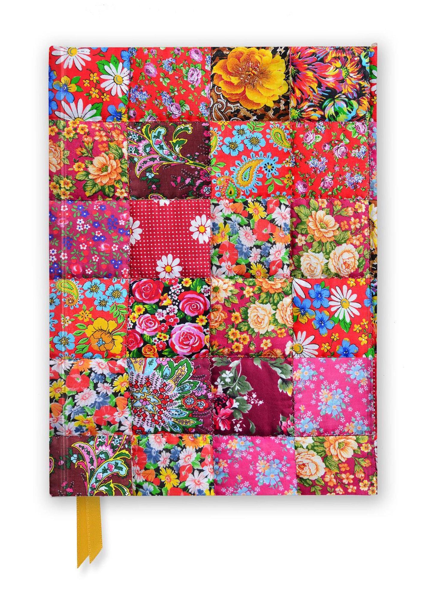 Flame Tree Studio : Floral Patchwork Quilt Foiled Journal