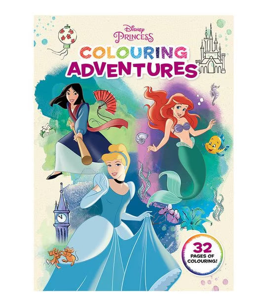 Disney Princess: Colouring Adventures (Cream)