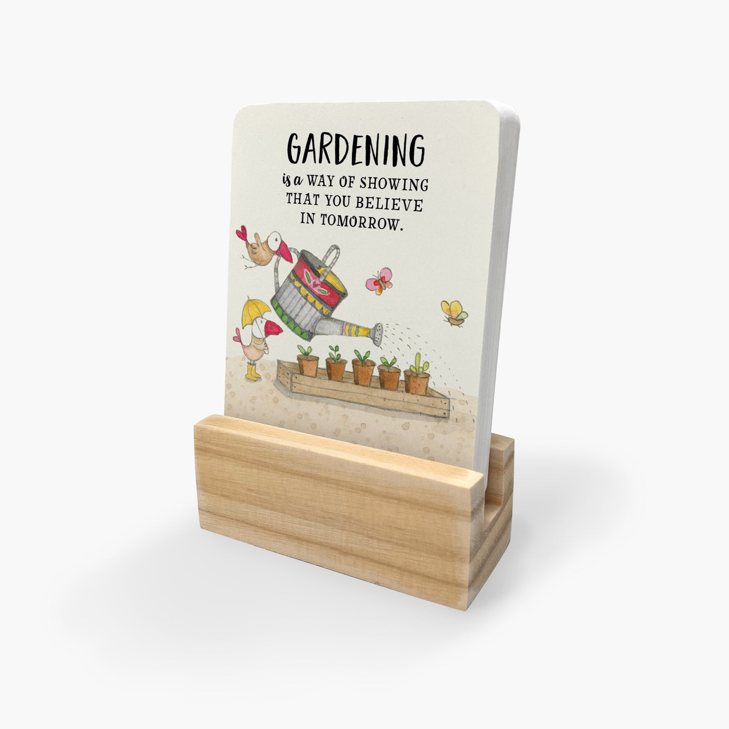 Twigseeds Affirmation Cards + Stand - Up the Garden Path