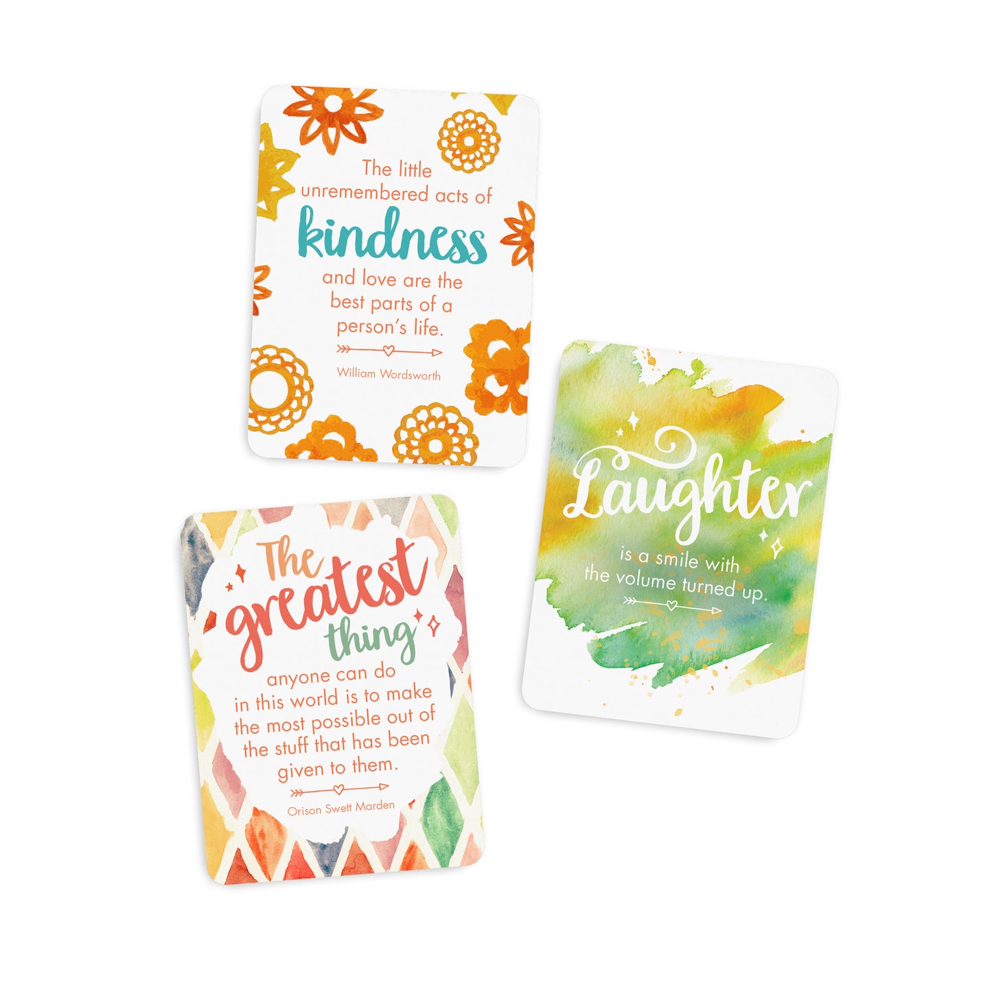 Little Affirmations - Inspirational Affirmation Cards + Stand - Positive Thoughts