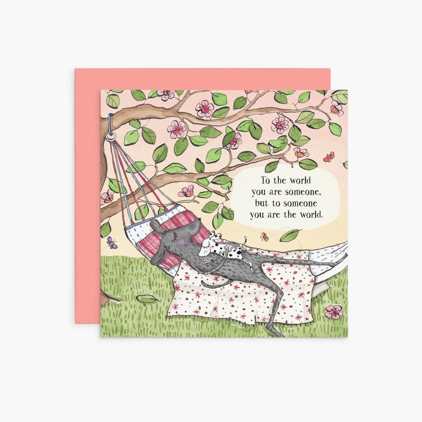 Twigseeds Love Card - To the world you are someone, but to someone you are the world