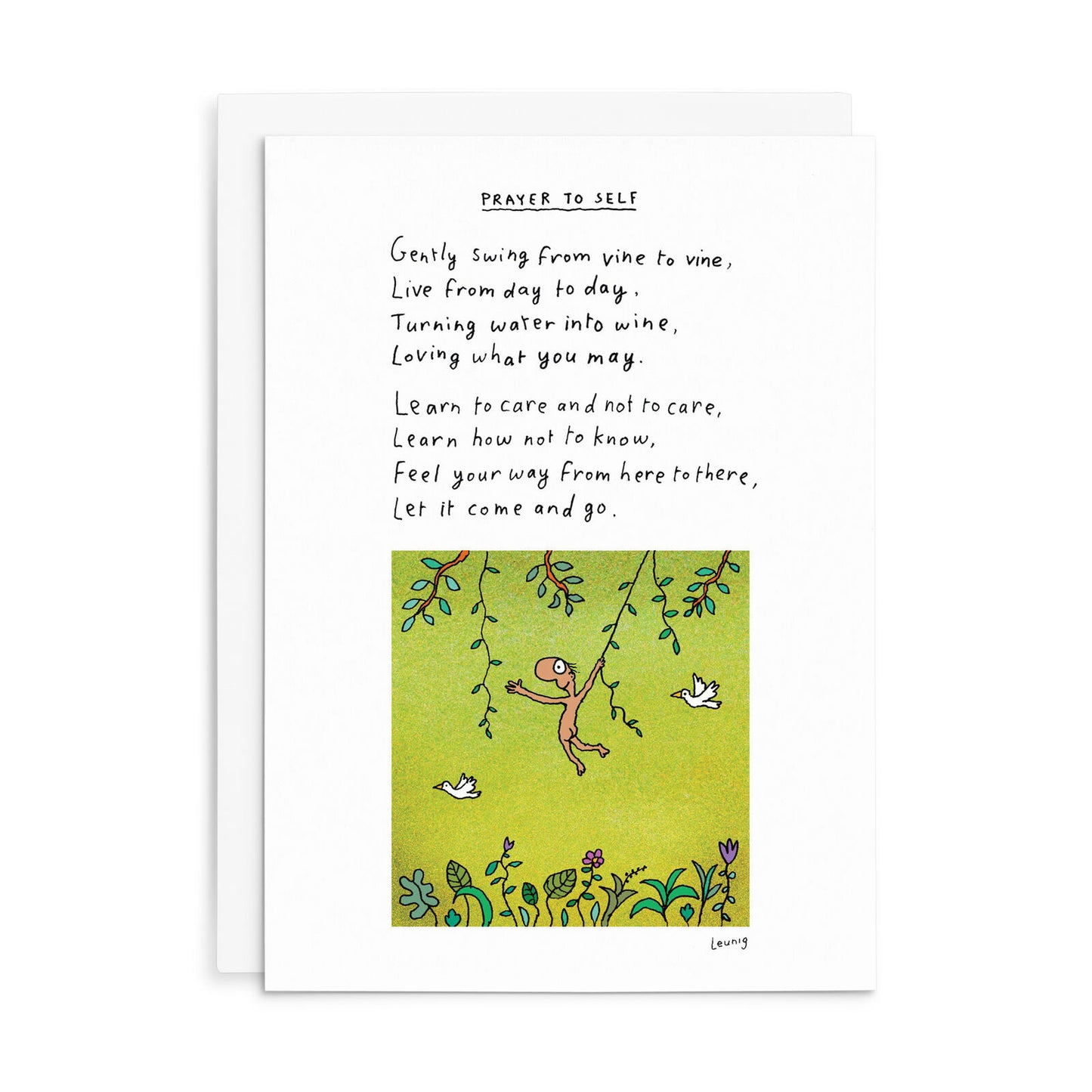 Leunig Greeting Card - Prayer to Self