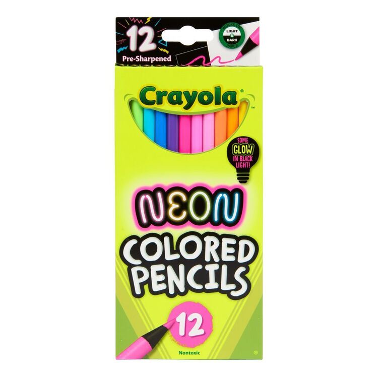 Crayola Neon Colored Pencils 12