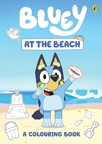 Bluey At the Beach: A Colouring book