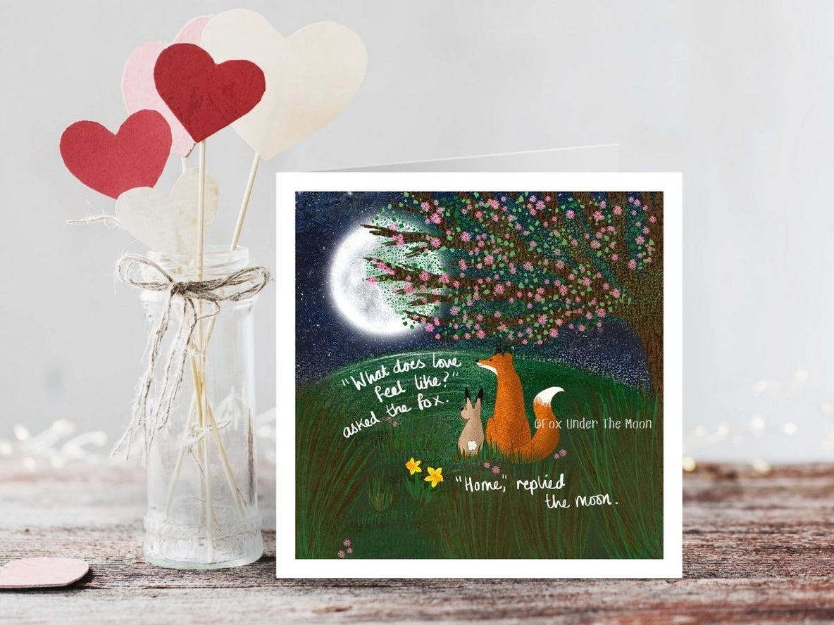 "Home" Relationship & New Home Card By Fox Under The Moon