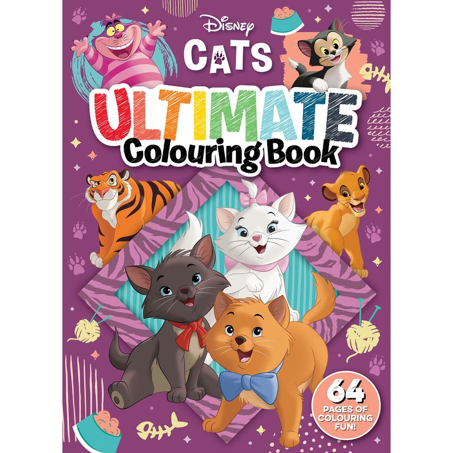 Disney Cats: Ultimate Colouring Book