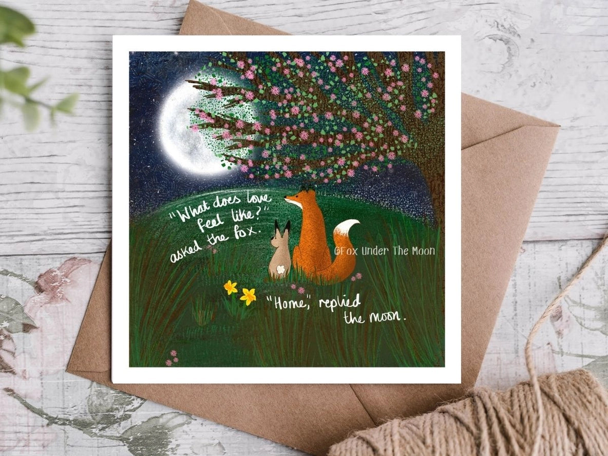 "Home" Relationship & New Home Card By Fox Under The Moon
