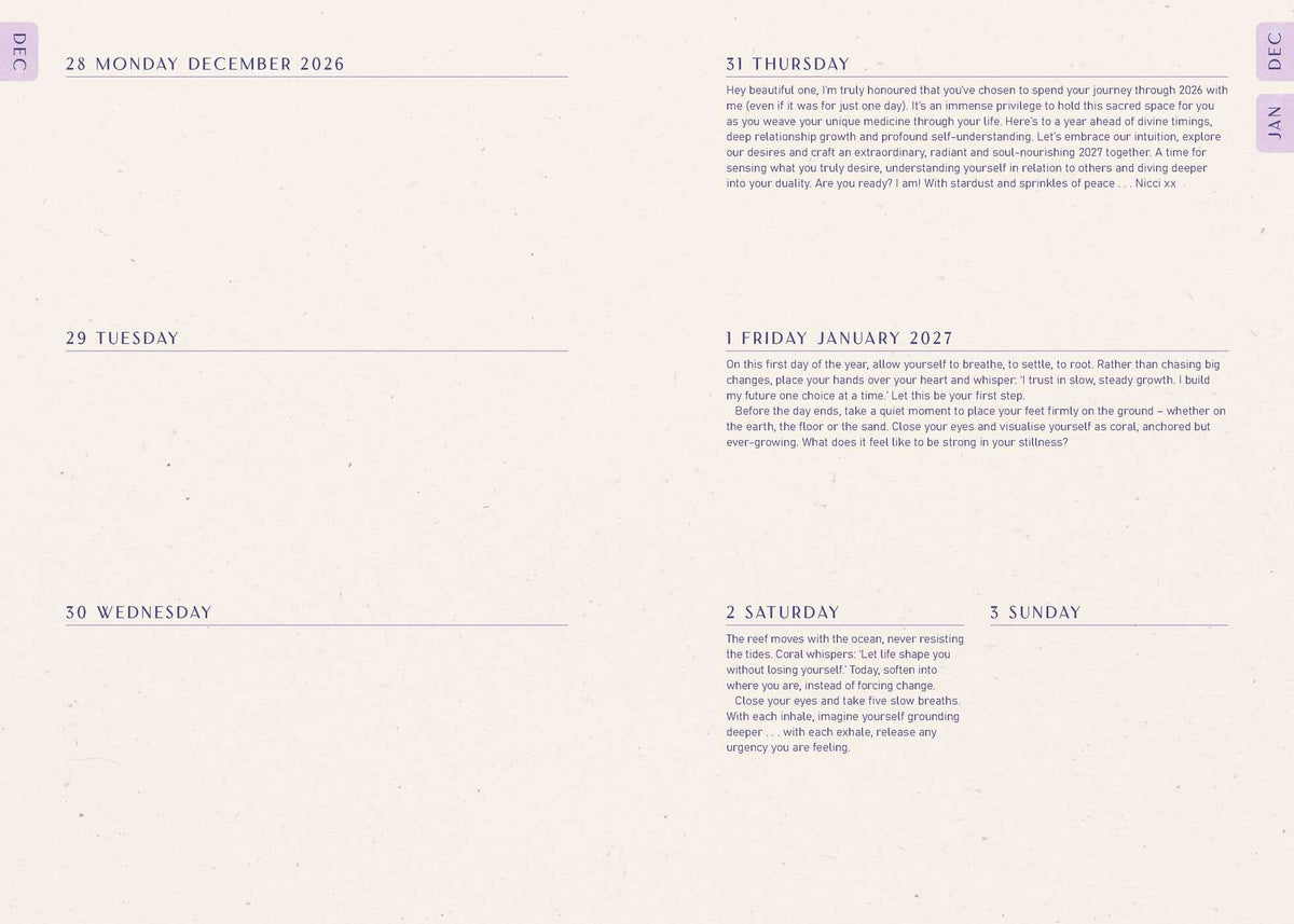 2027 Moon Goddess Diary