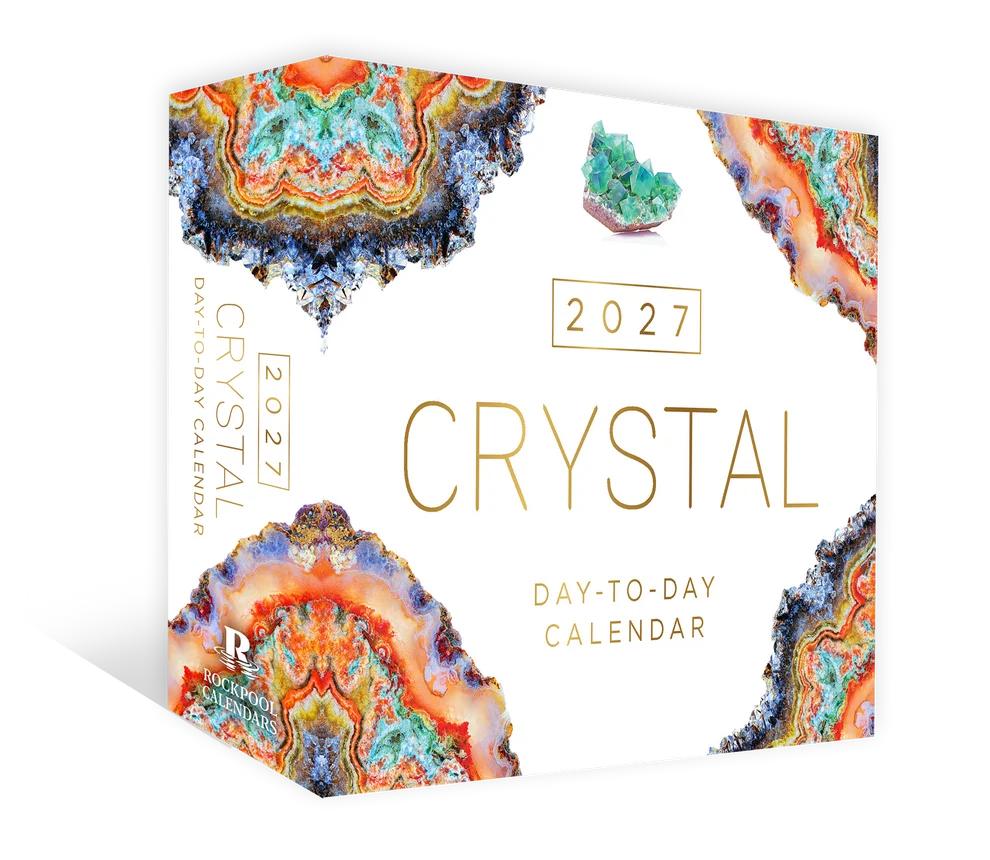2027 Crystal Day to Day Desktop Calendar