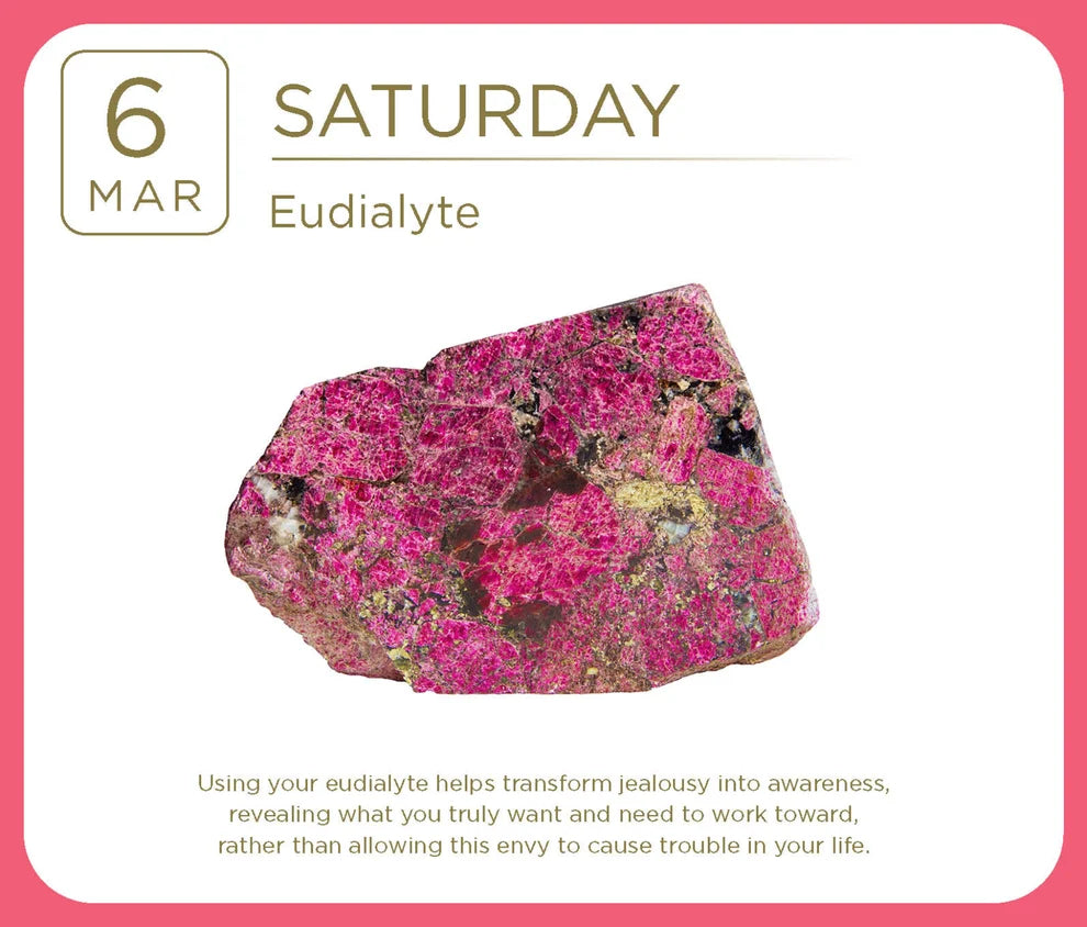 2027 Crystal Day to Day Desktop Calendar
