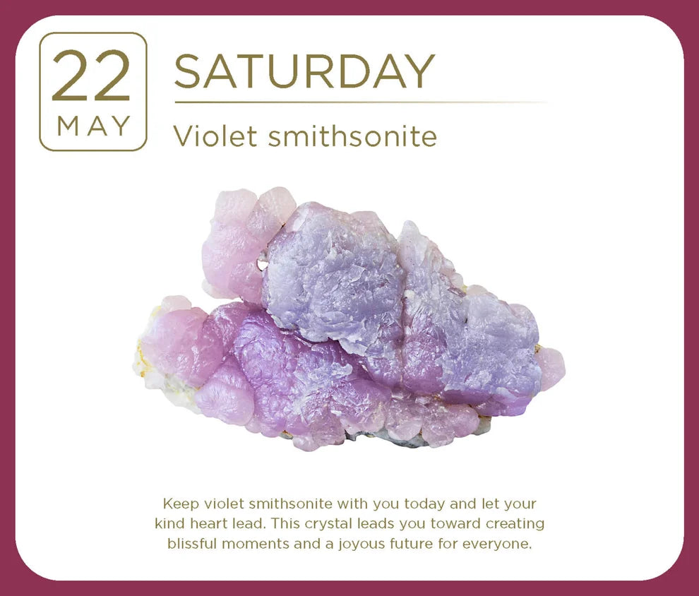 2027 Crystal Day to Day Desktop Calendar