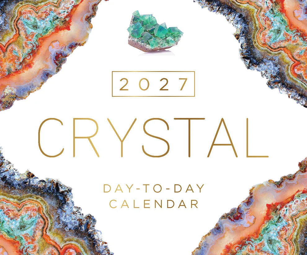 2027 Crystal Day to Day Desktop Calendar