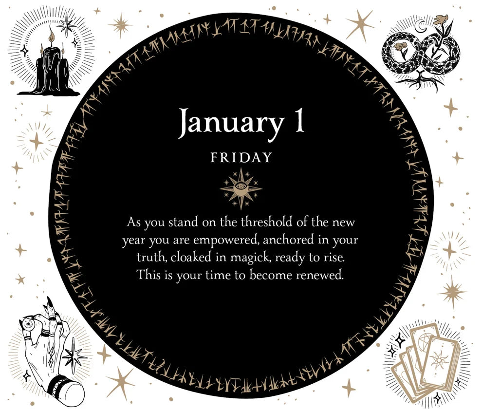 2027 Witch's Day to Day Desk Calendar