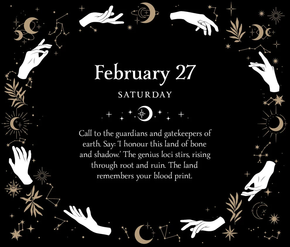 2027 Witch's Day to Day Desk Calendar