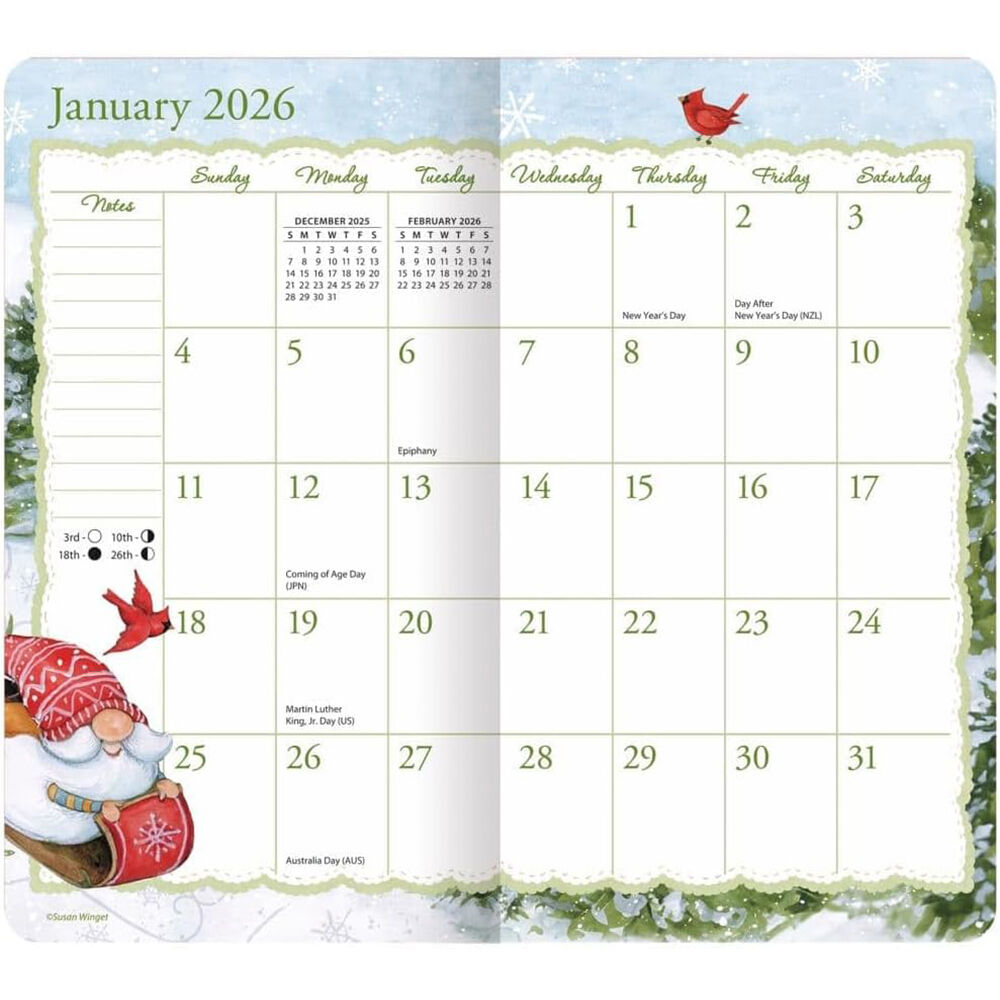 Gnome Sweet Gnome - LANG Two Year Pocket Planner
