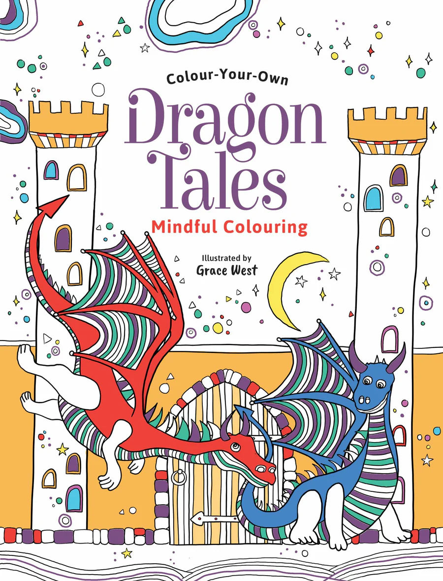 Colour Your Own Dragon Tales Mindful Colouring