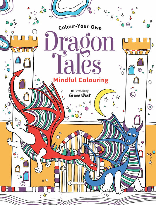 Colour Your Own Dragon Tales Mindful Colouring