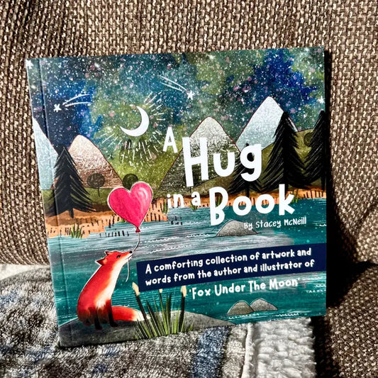 'A Hug in a Book' Mini Book By Fox Under the Moon