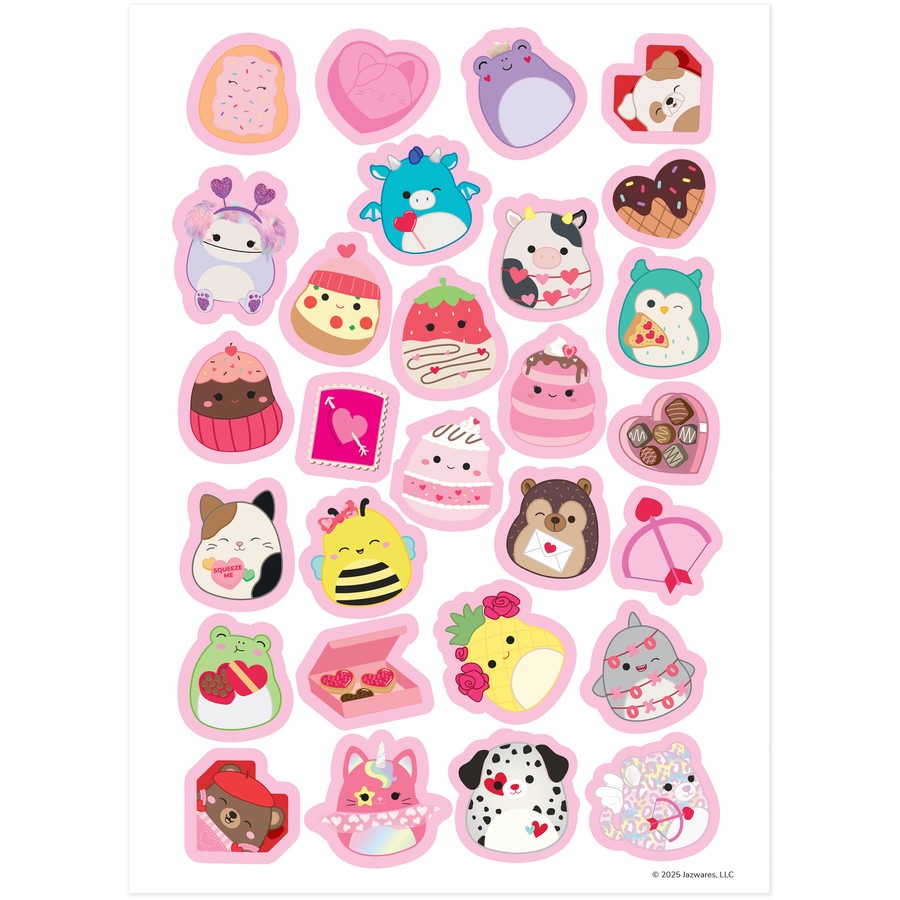 I Love Squishmallows Sweet Stickers