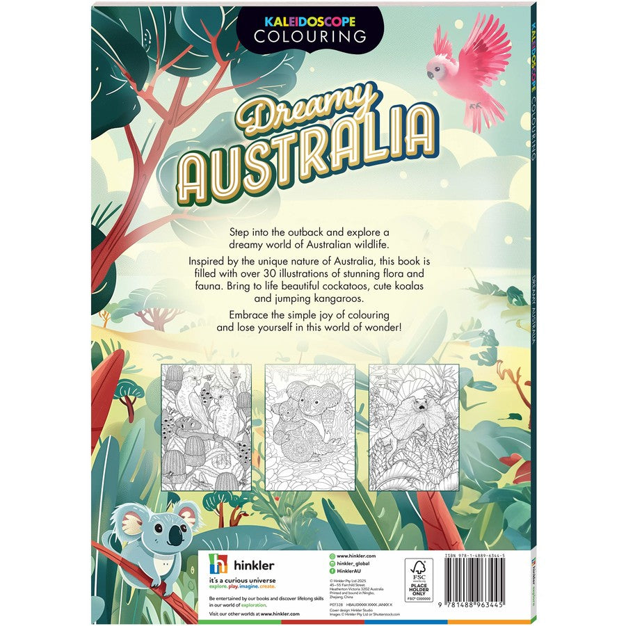 Dreamy Australia - Kaleidoscope Colouring