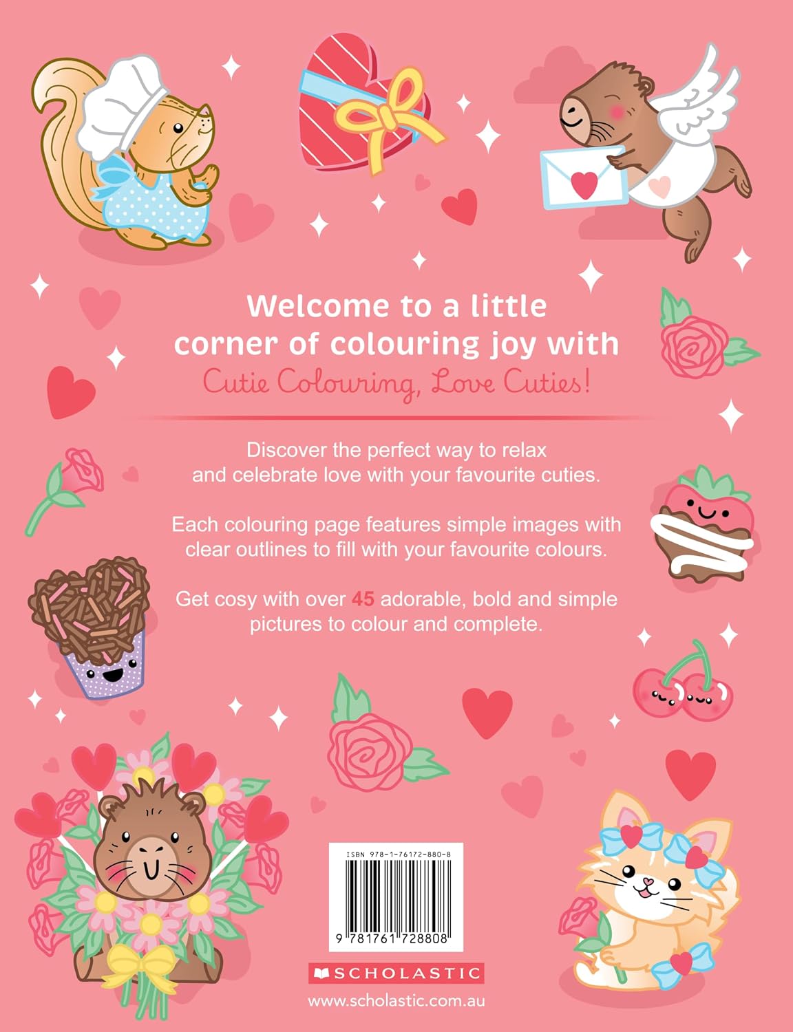 Love Cuties Cosy Colouring Book