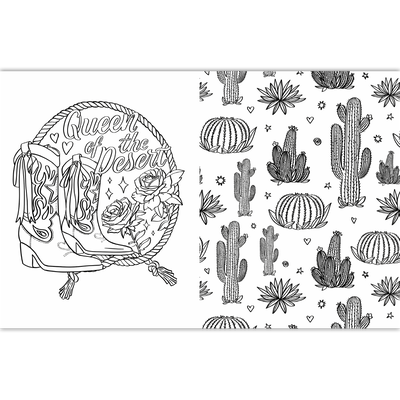 HOWDY Colouring Book