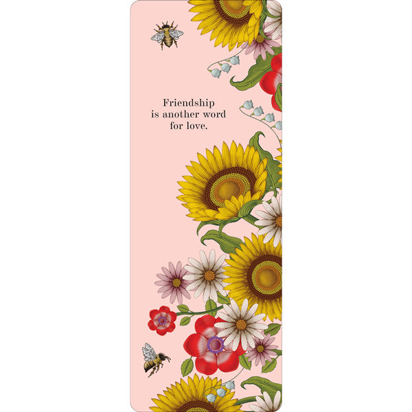 Bee Bookmark - Friendship is another word for love.
