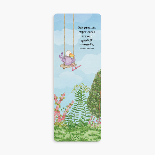 Twigseeds Bookmark - Our greatest experiences are our quietest moments