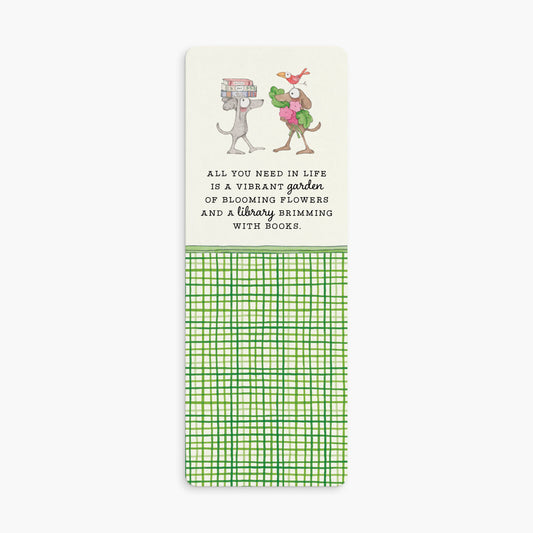 Twigseeds Bookmark - All you need in life is a vibrant garden...