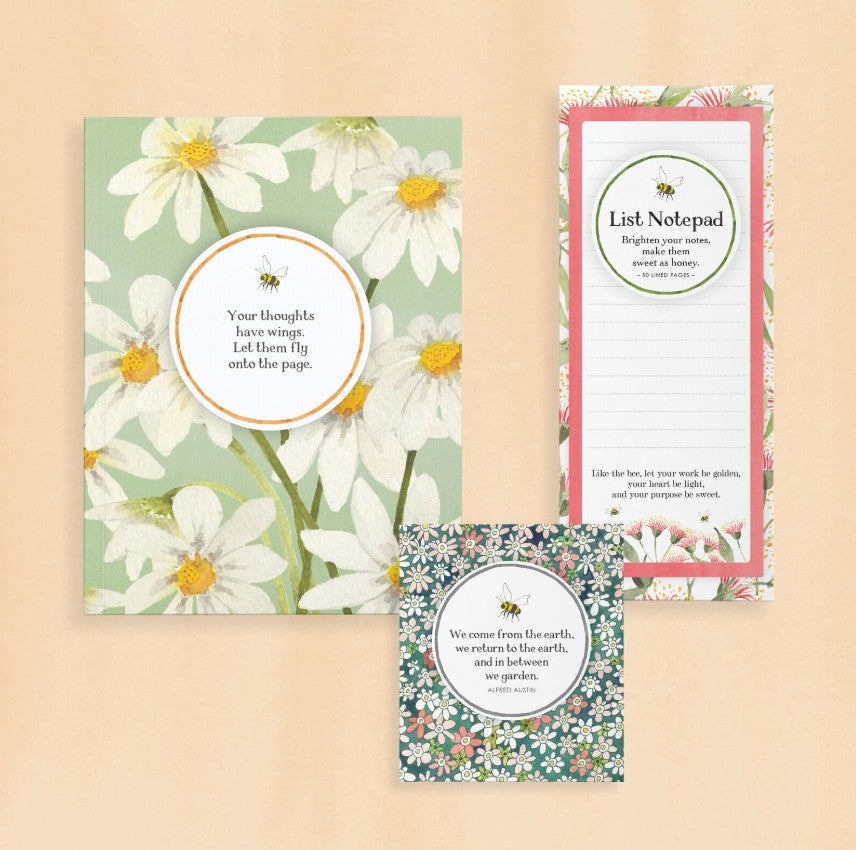 Bee Collection Note-taker’s Set - Flowers