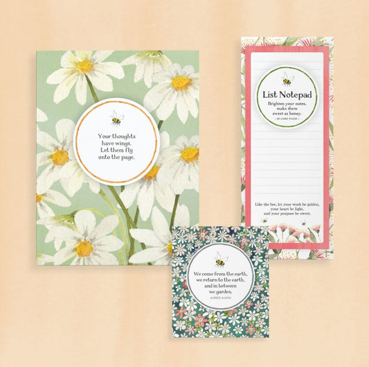 Bee Collection Note-taker’s Set - Flowers