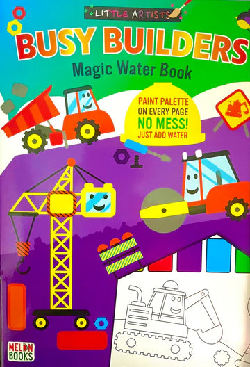 Busy Builders Magic Water Book