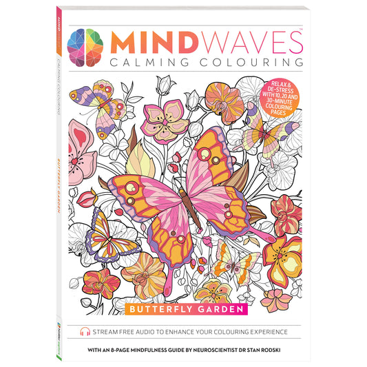 Mindwaves Calming Colouring - Butterfly Garden