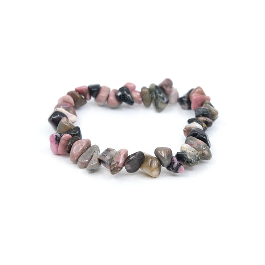 Rhodonite Chip Bracelet