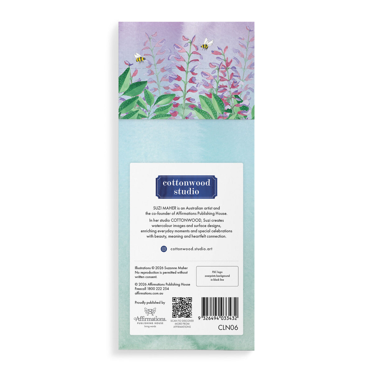 Sage Magnetic List Notepad - Cottonwood