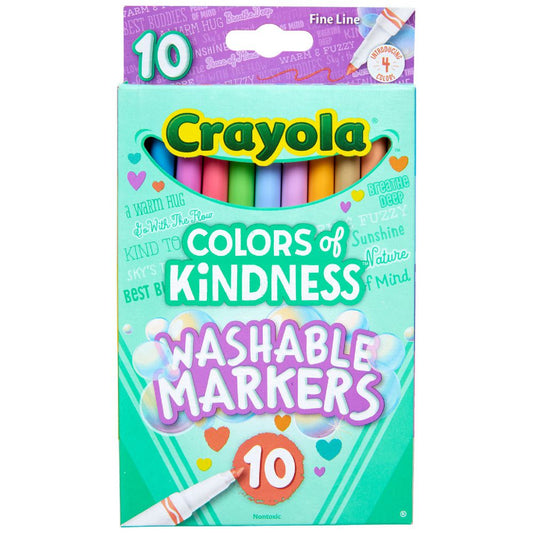 Crayola Colors of Kindness Washable Markers 10