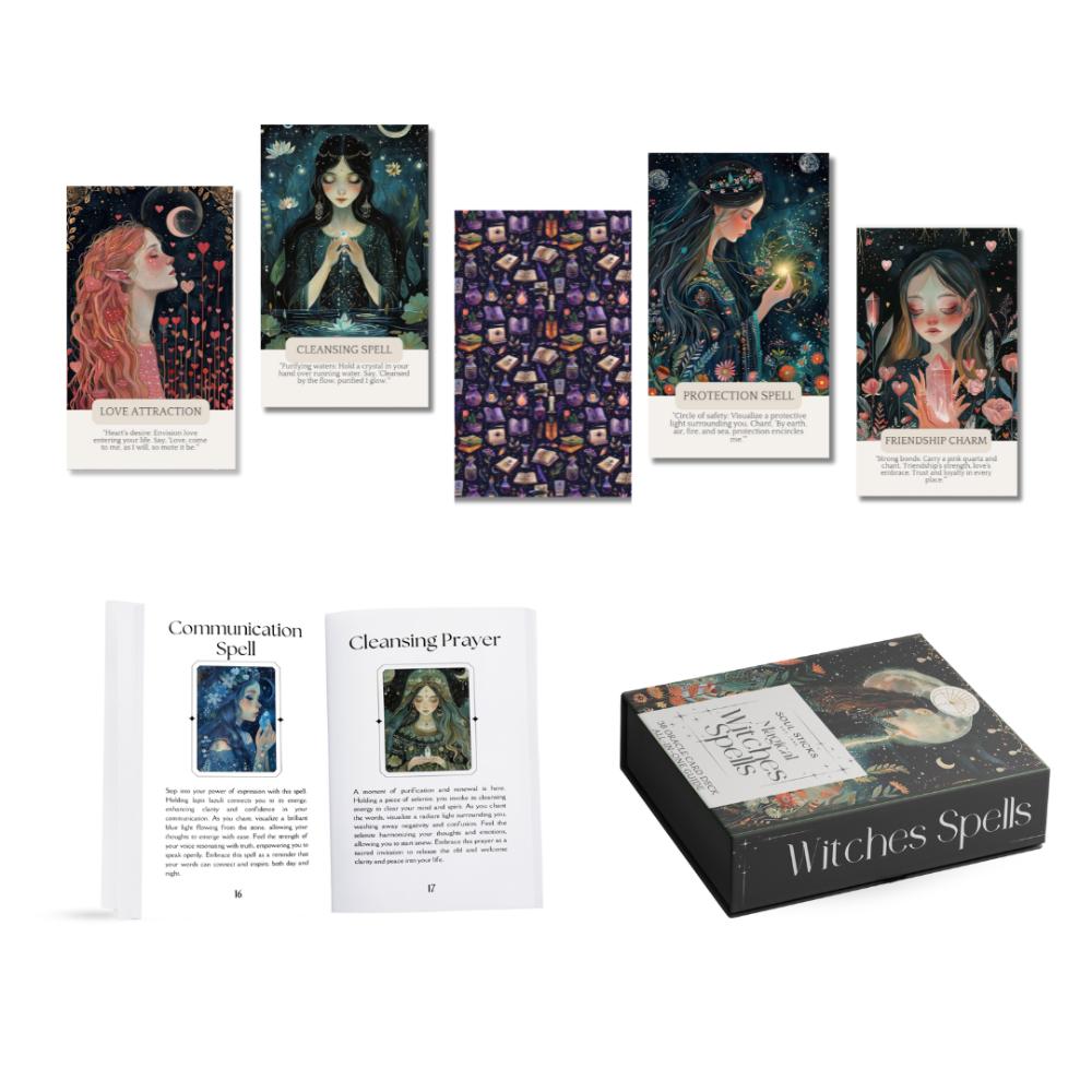 Magical Witches Spells Oracle Cards