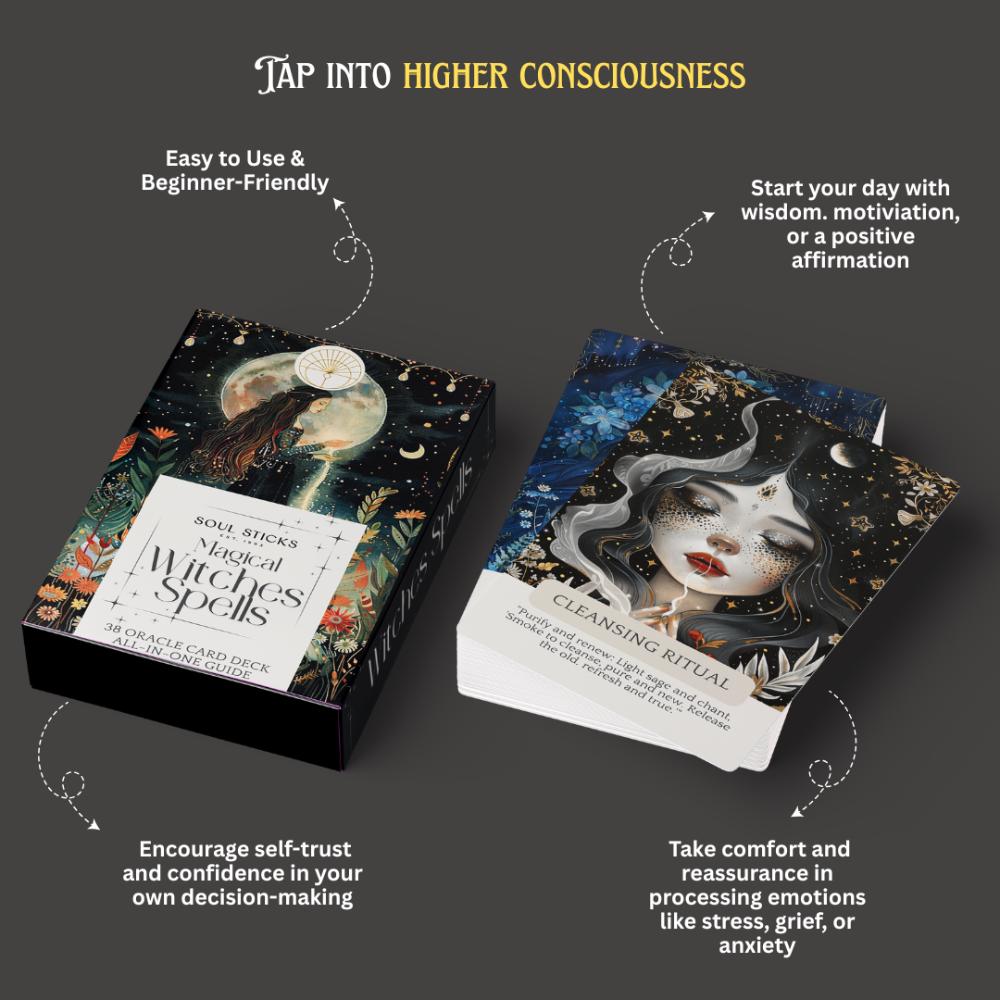Magical Witches Spells Oracle Cards