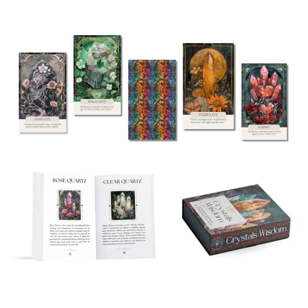 Crystals Wisdom Oracle Cards