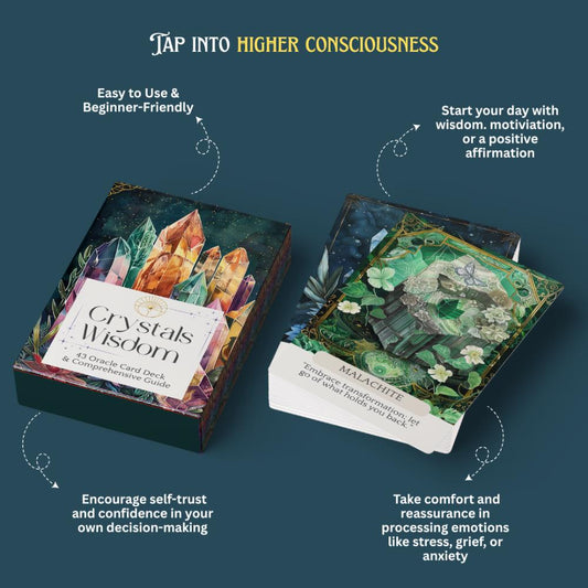 Crystals Wisdom Oracle Cards