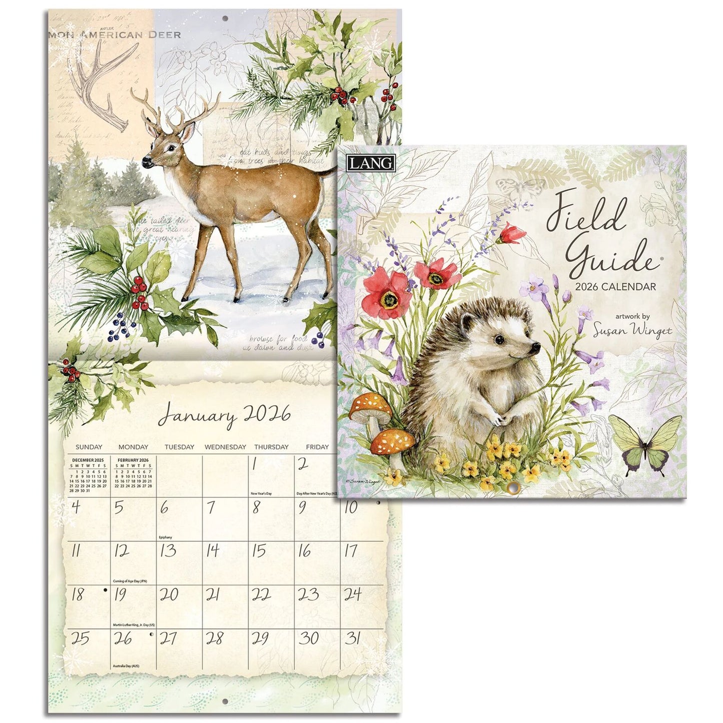 Field Guide - LANG 2026 Mini Wall Calendar