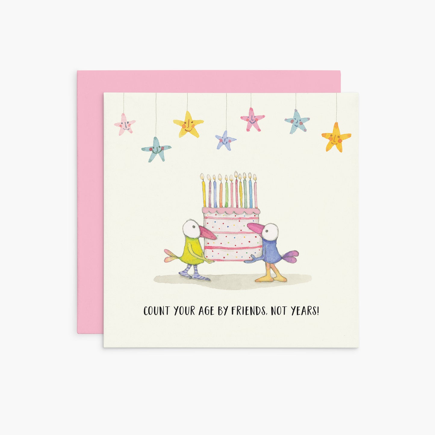 Twigseeds Birthday Card - Count Your Age By Friends