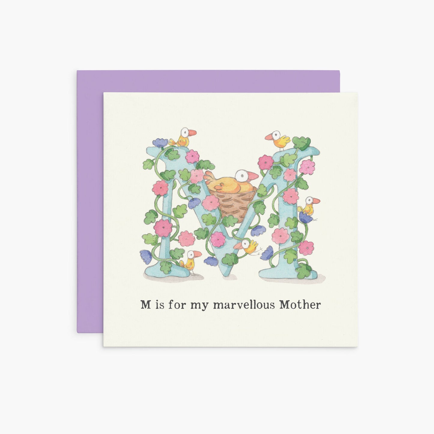 Twigseeds Greeting Card - M is for my marvellous Mother
