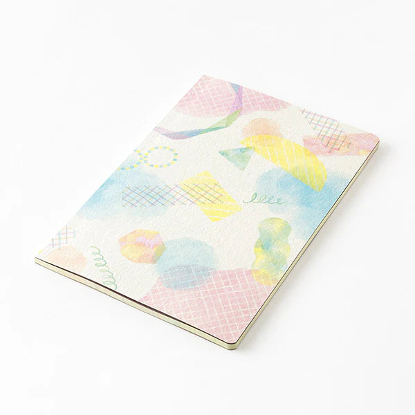 Midori Yuru Log Dot Grid Notebook - Watercolour