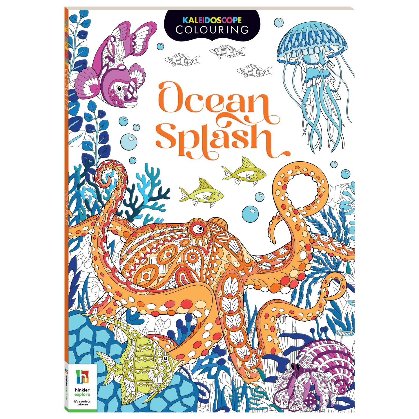 Ocean Splash - Kaleidoscope Colouring