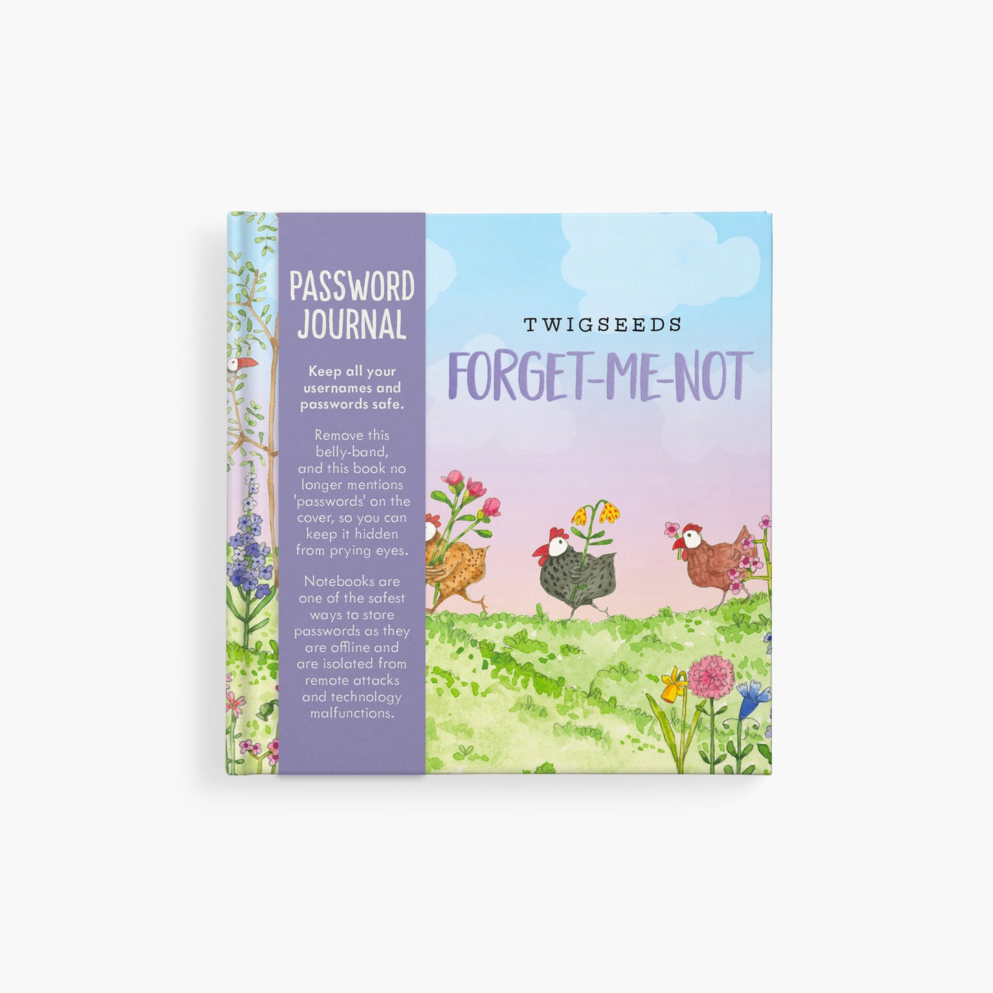 Twigseeds Forget-Me-Not Password Journal
