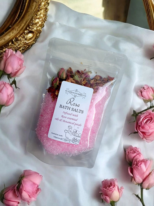 Rose Bath Salts - Epsom (packet)